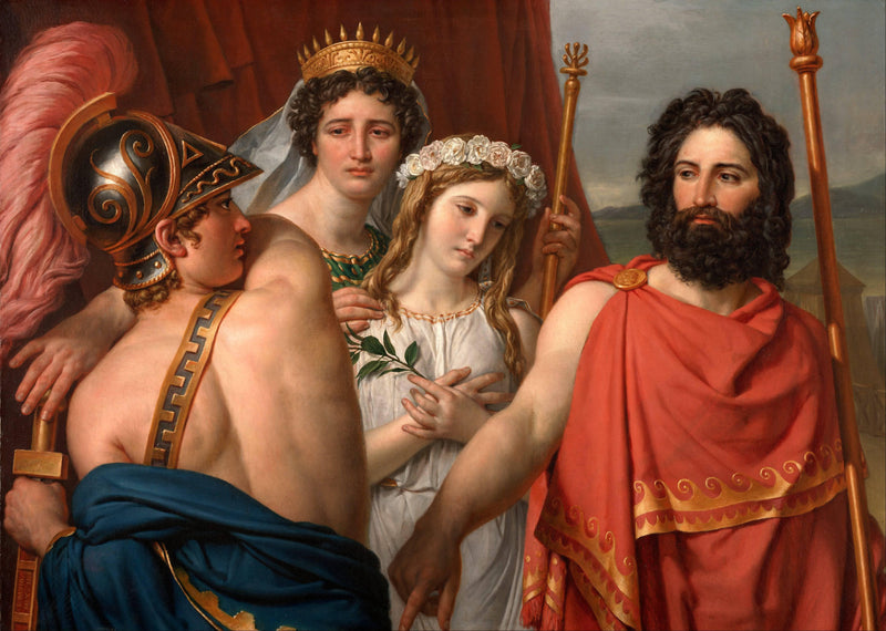 The Anger of Achilles by Jacques-Louis David — Oil Painting Reproduction