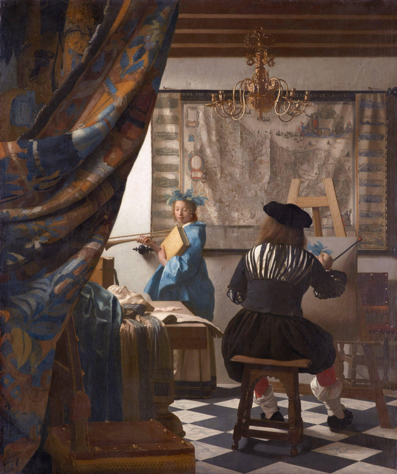 The Art of Painting by Johannes Vermeer — Oil Painting Reproduction