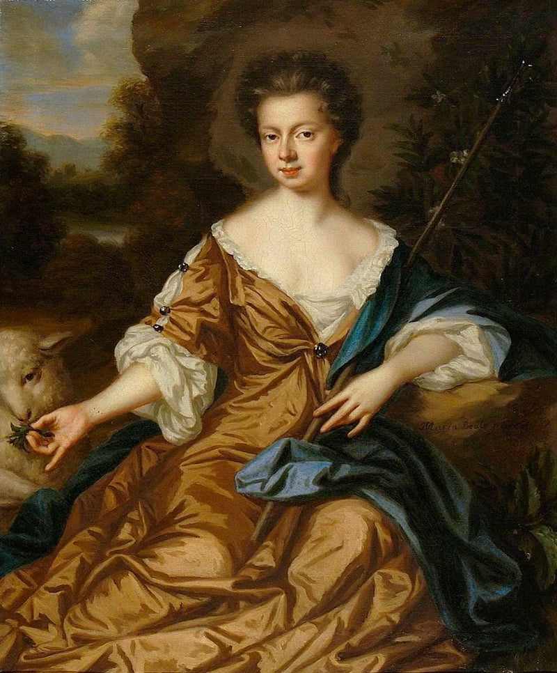 Jane Fox, Lady Leigh as a Shepherdess by Mary Beale — Oil Painting Reproduction