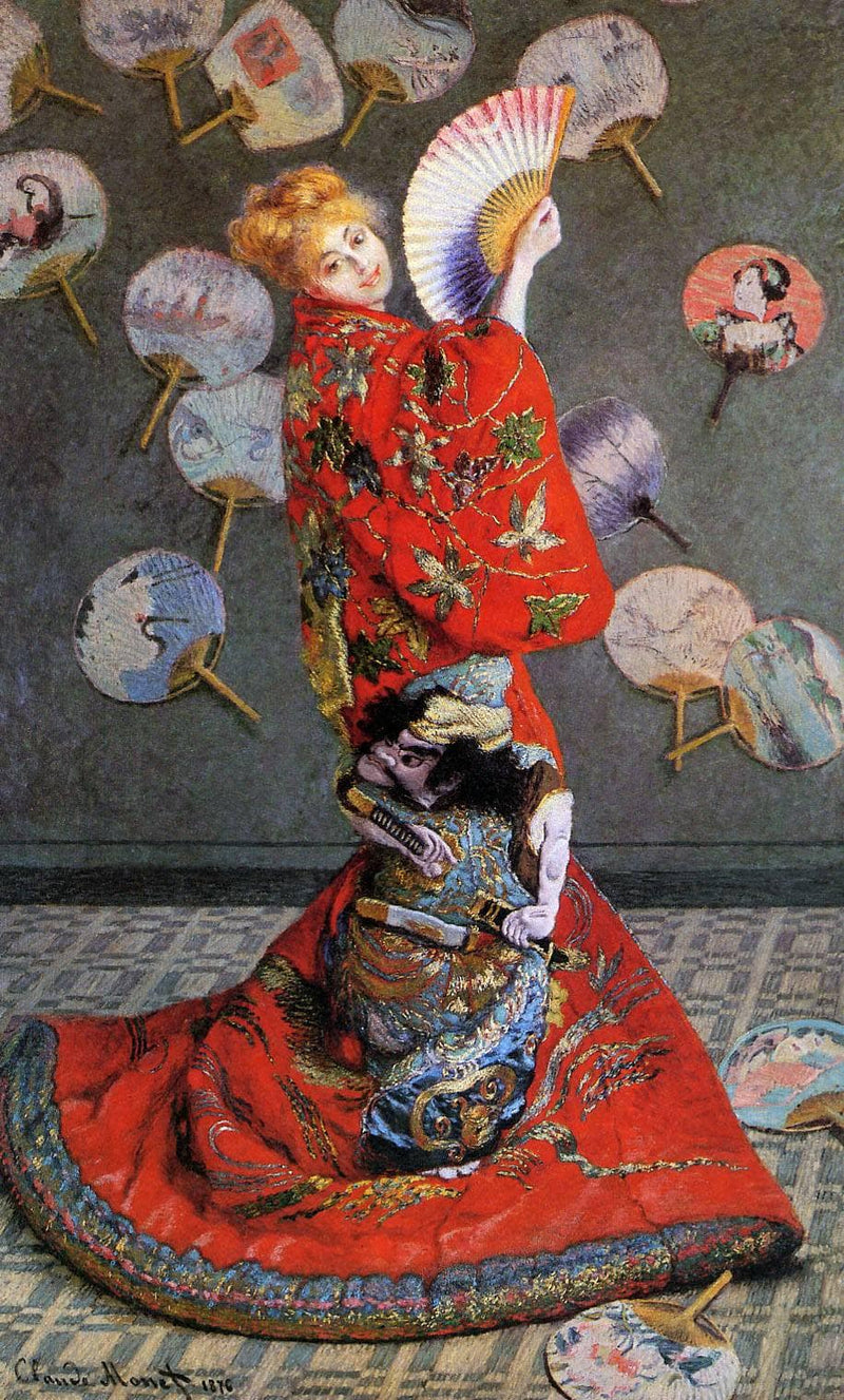 Japan's (Camille Monet in Japanese Costume) by Claude Monet — Oil Painting Reproduction