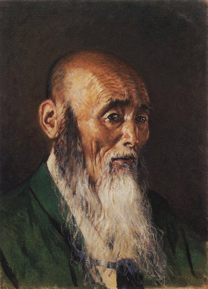 Japanese Priest by Vasily Vereshchagin — Oil Painting Reproduction