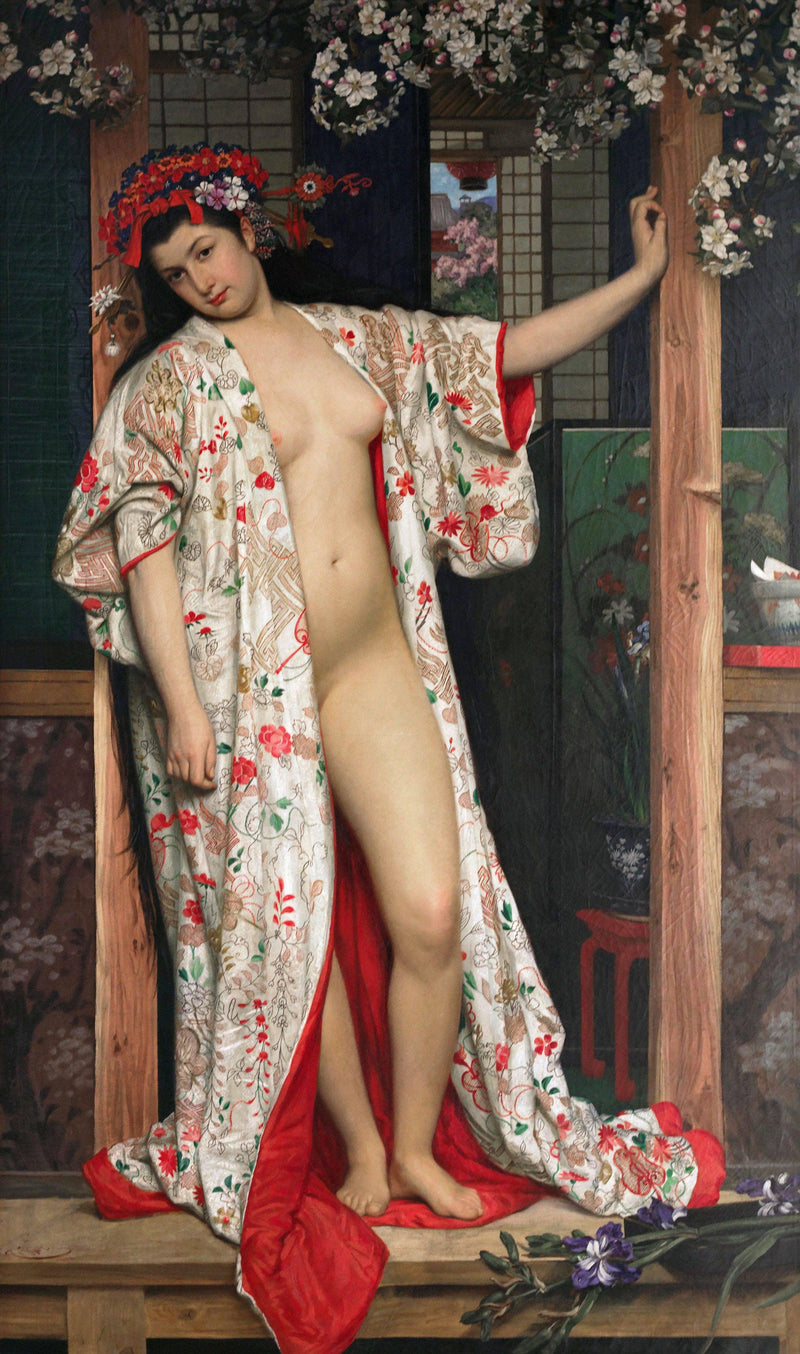 The Japanese woman in the bath by James Tissot — Oil Painting Reproduction