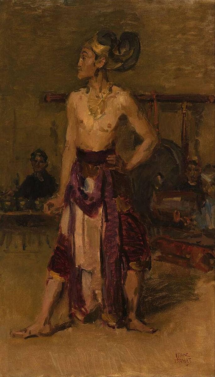 Javanese Dancer by Isaac Israels — Oil Painting Reproduction