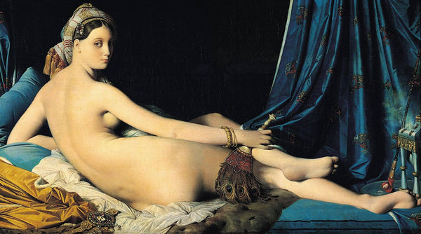 Grande Odalisque, by Jean-Auguste-Dominique Ingres, Oil on canvas, 1814
