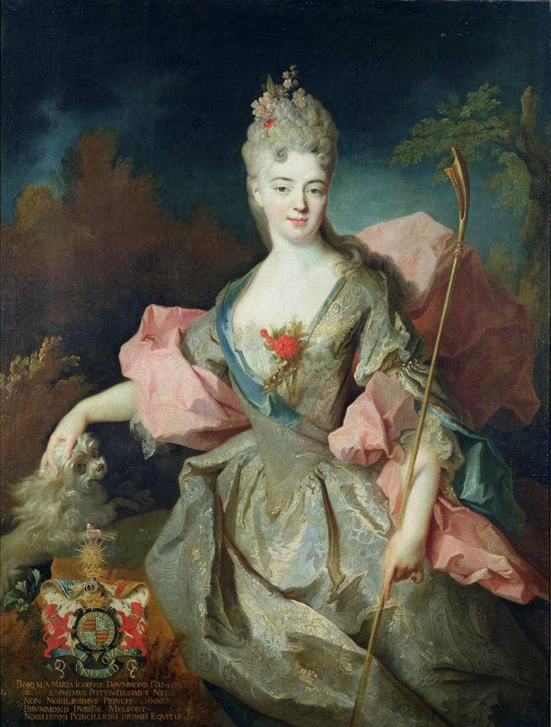 Lady Mary Josephine Drummond, Gräfin von Castelblanco by Jean-Baptiste Oudry — Oil Painting Reproduction