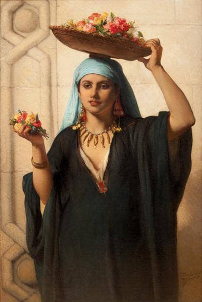 Flower Girl in Cairo in study