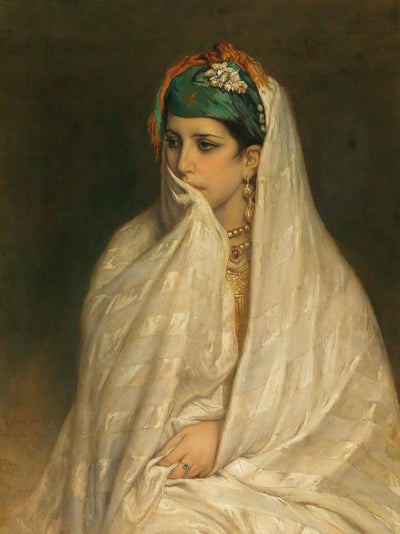 Jew woman from Tangier in bedroom
