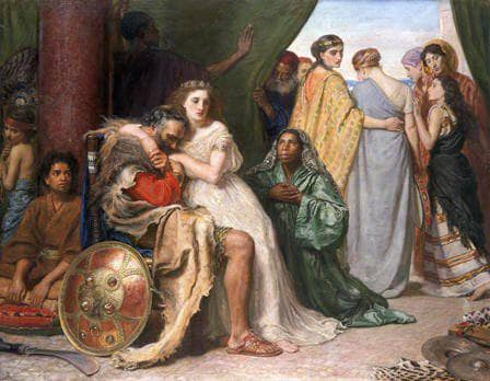 Jephthah by John Everett Millais — Oil Painting Reproduction