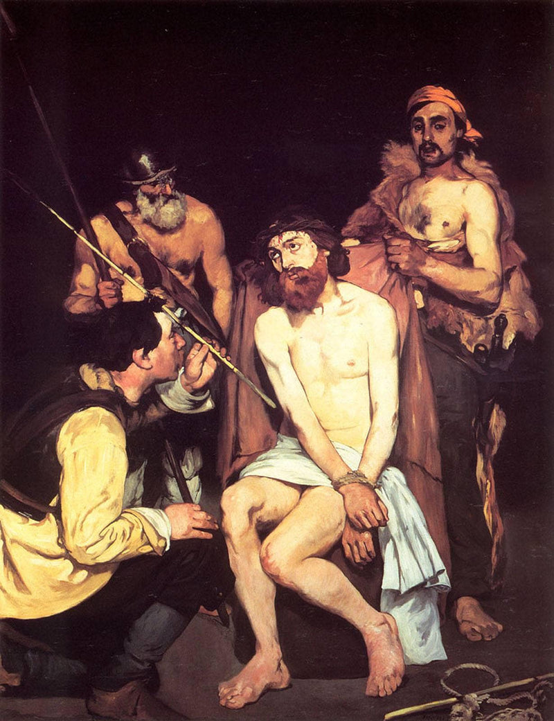 Jesus mocked by the Soldiers by Edouard Manet — Oil Painting Reproduction