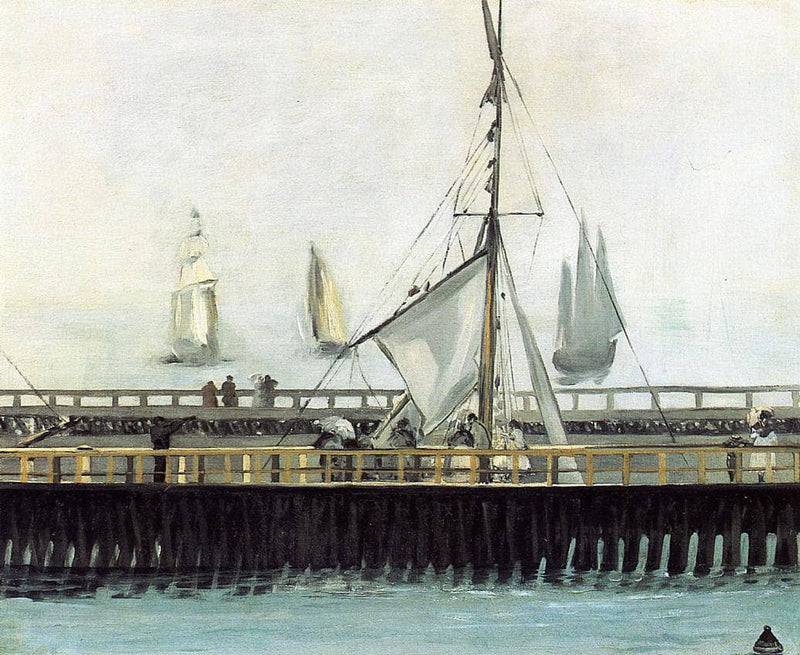 Jetty at Boulogne by Edouard Manet — Oil Painting Reproduction