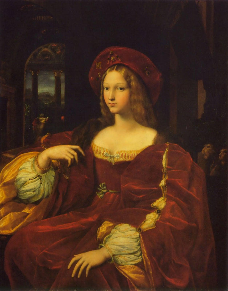 Joanna of Aragon by Raphael — Oil Painting Reproduction