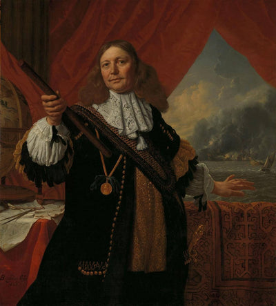Johan de Liefde (ca. 1619-73), Vice-Admiral in master bedroom