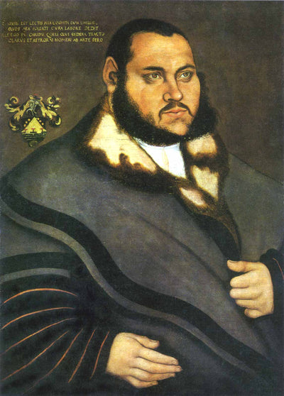 Johannes Carion in entryway