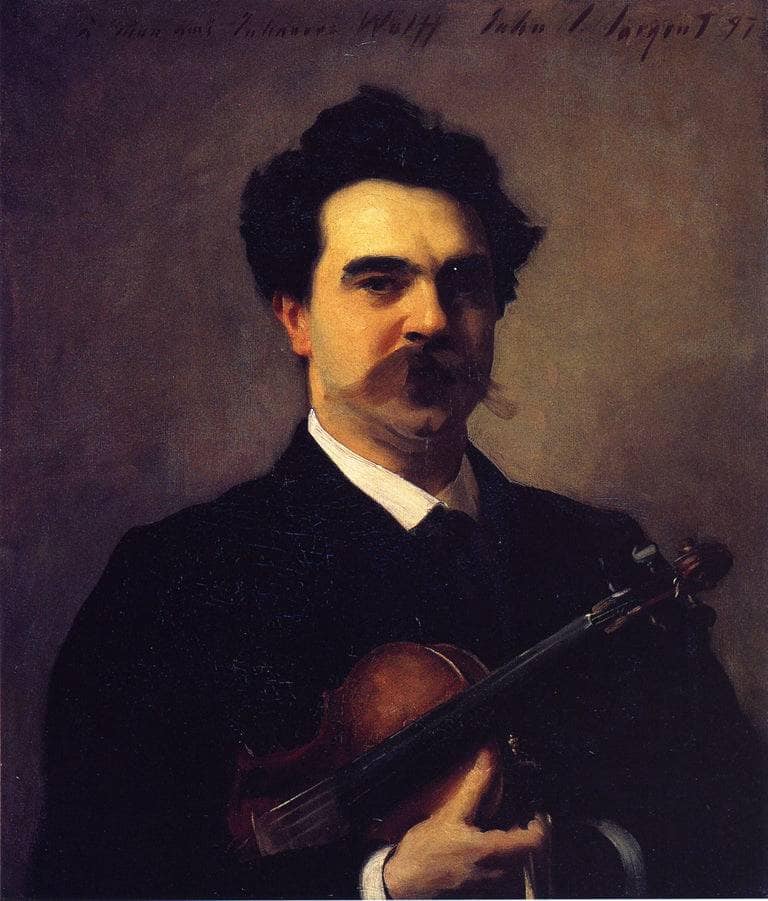 Johannes Wolff by John Singer Sargent — Oil Painting Reproduction