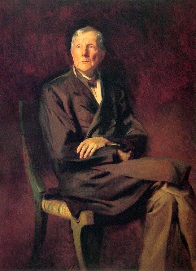 John D. Rockefeller by John Singer Sargent — Oil Painting Reproduction