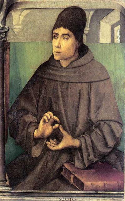 John Duns Scotus in dining room