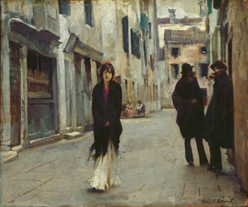 Street in Venice by John Singer Sargent — Oil Painting Reproduction