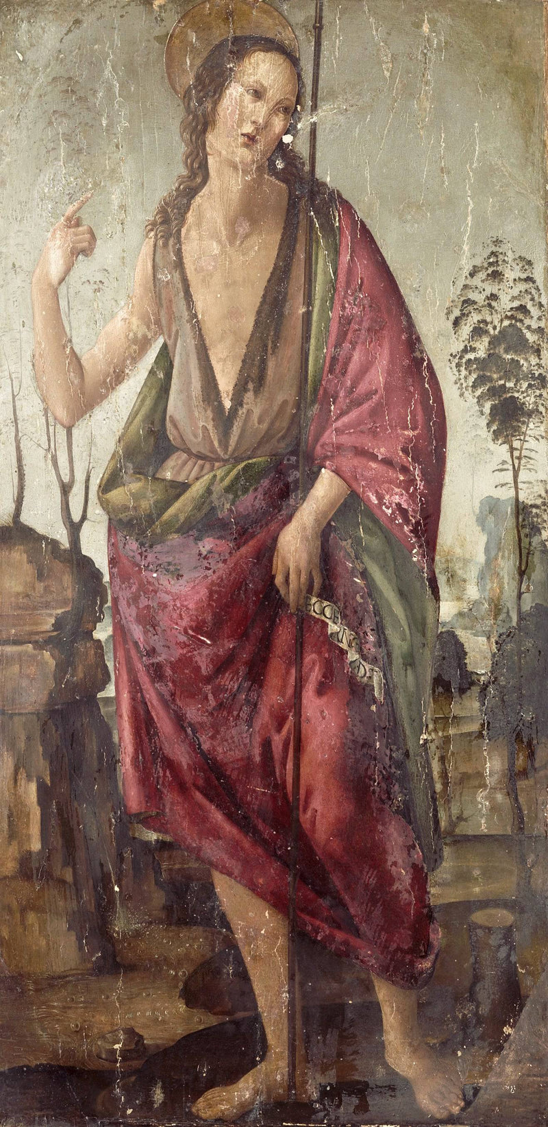 John the Baptist by Francesco Botticini, Oil Painting Reproduction