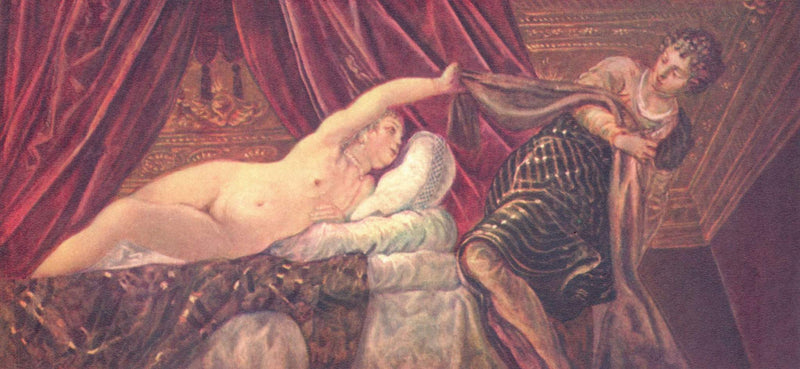 Joseph and Potiphar's wife by Tintoretto, Oil Painting Reproduction
