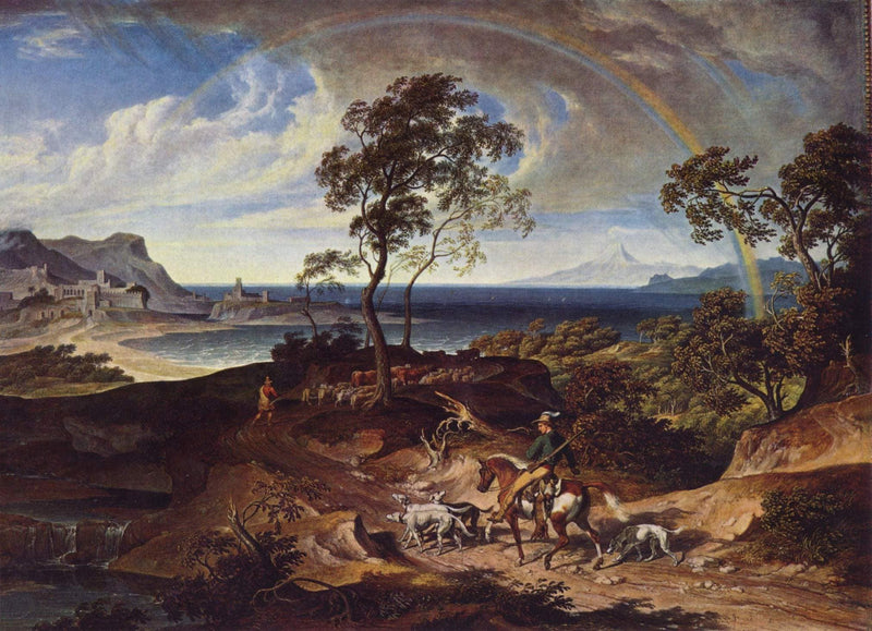 Landschaft Nach Einem Gewitter by Joseph Anton Koch — Oil Painting Reproduction