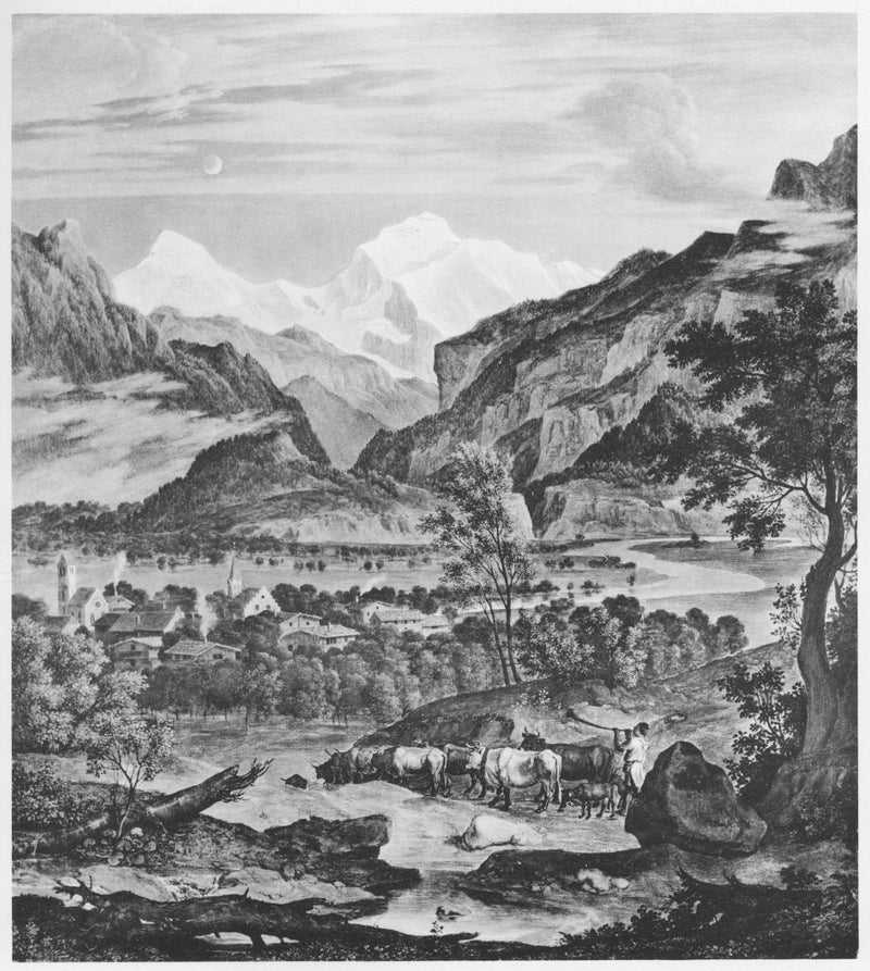 Berner Oberland by Joseph Anton Koch — Oil Painting Reproduction