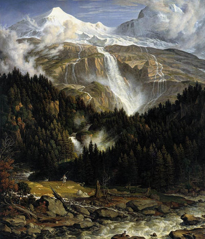 The Schmadribach Falls in bedroom