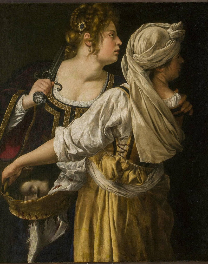 Judith and her Maidservant by Artemisia Gentileschi — Oil Painting Reproduction