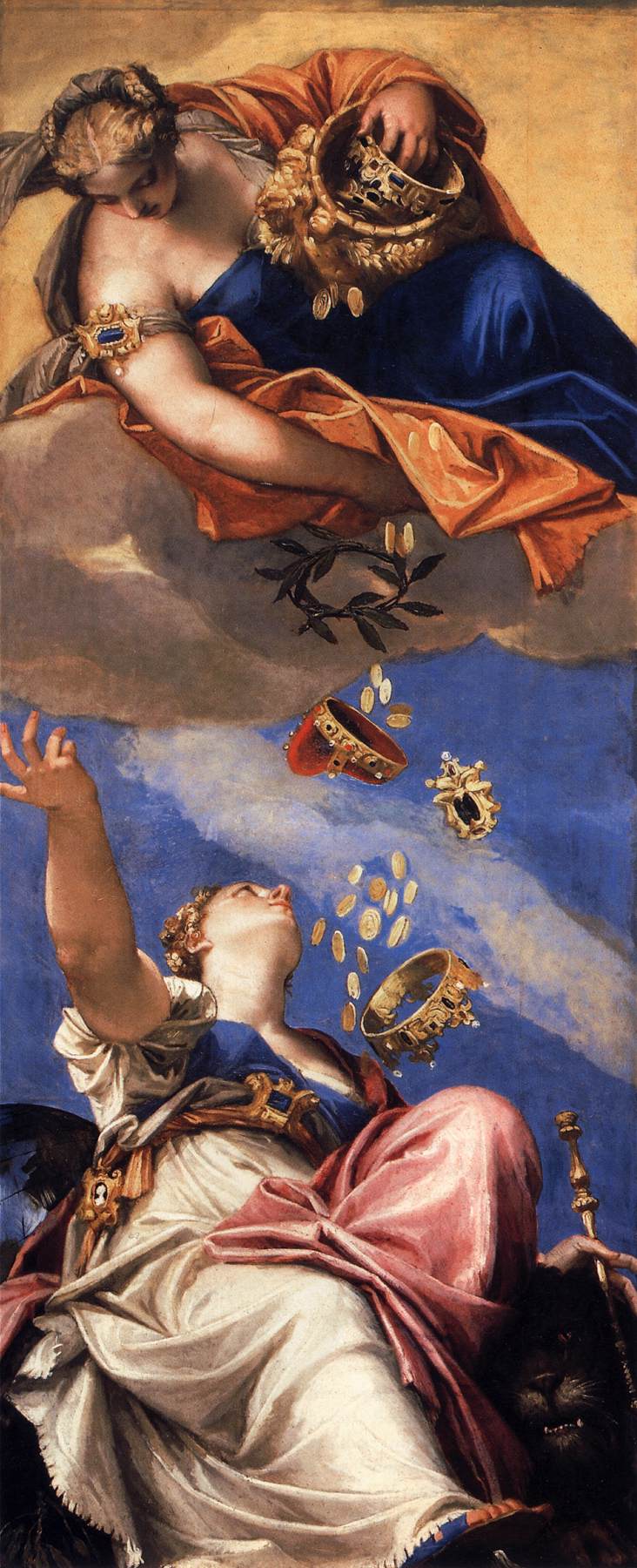 Juno Showering Gifts on Venetia by Paolo Veronese, Oil Painting Reproduction