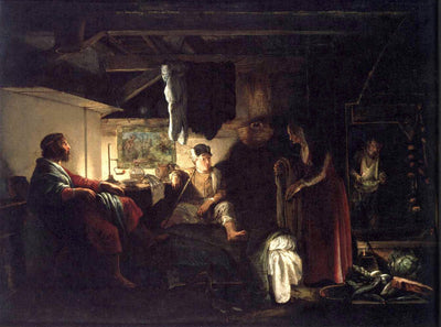 Jupiter and Mercury at Philemon and Baucis in study