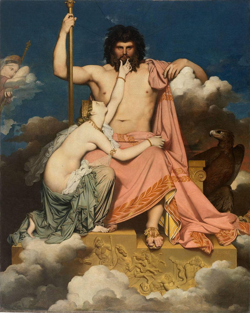 Jupiter and Thetis by Jean Auguste Dominique Ingres — Oil Painting Reproduction