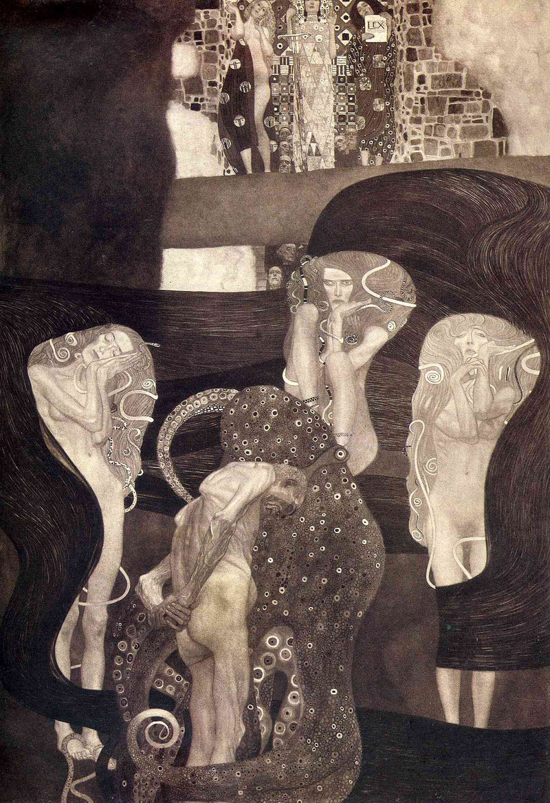 Jurisprudence (final state) by Gustav Klimt — Oil Painting Reproduction