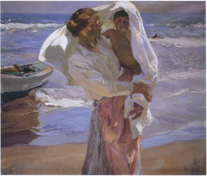 Just Out of the Sea by Joaquín Sorolla — Oil Painting Reproduction