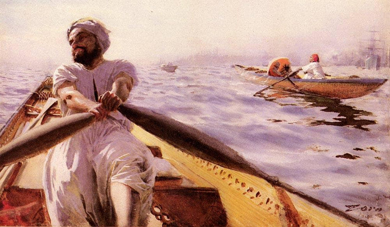 Kaikroddare by Anders Zorn — Oil Painting Reproduction
