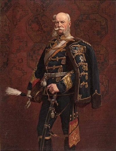 Kaiser Wilhelm I. in hallway
