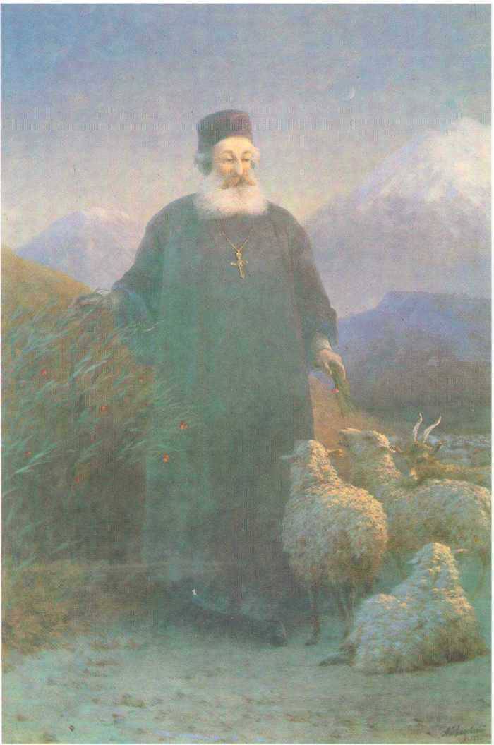 Katolikos Hrimyan near Emiadzin by Ivan Aivazovsky — Oil Painting Reproduction