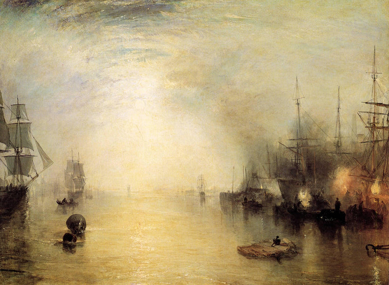 Keelmen Heaving in Coals by Night by J.M.W. Turner — Oil Painting Reproduction