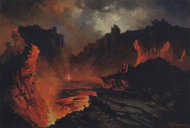 Kilauea by Charles Furneaux — Oil Painting Reproduction