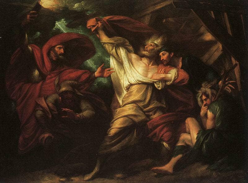 King Lear by Benjamin West — Oil Painting Reproduction