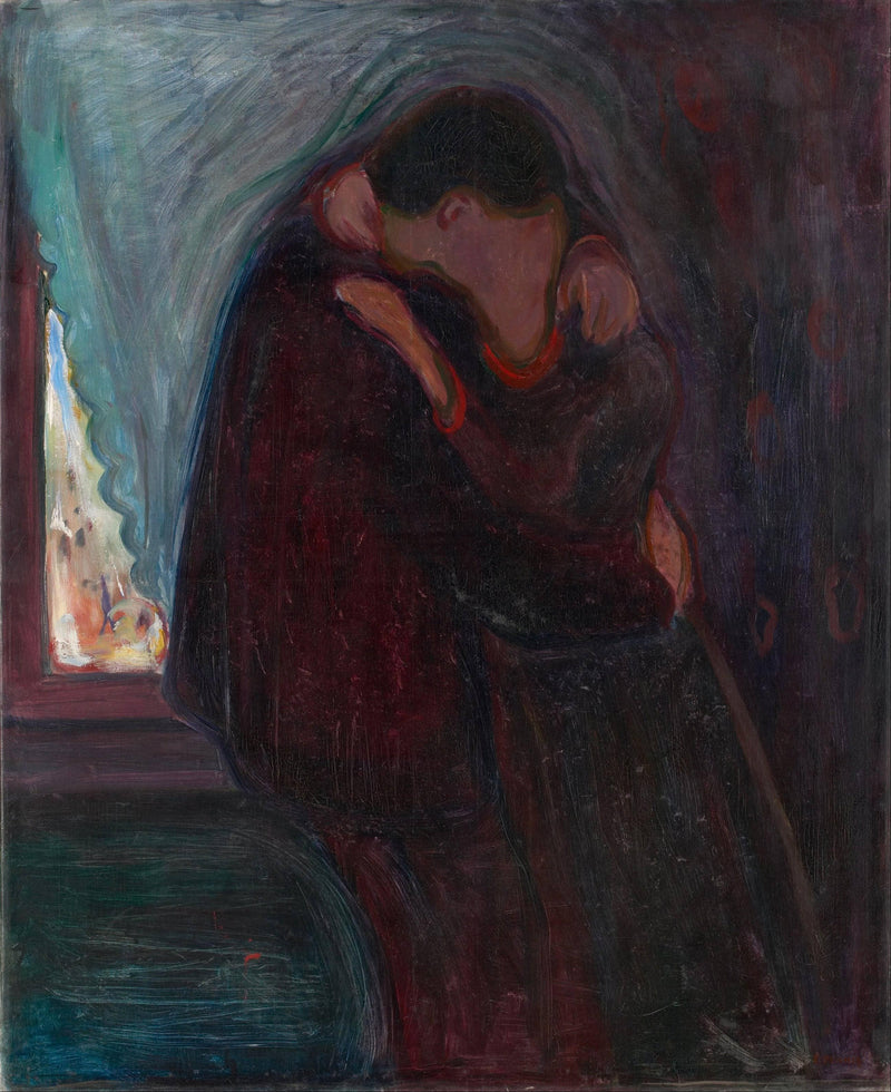 Kiss by Edvard Munch — Oil Painting Reproduction