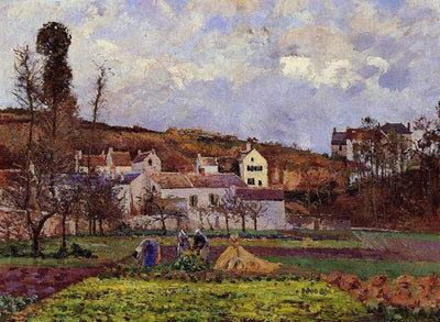 Kitchen Gardens at l'Hermitage, Pontoise in study