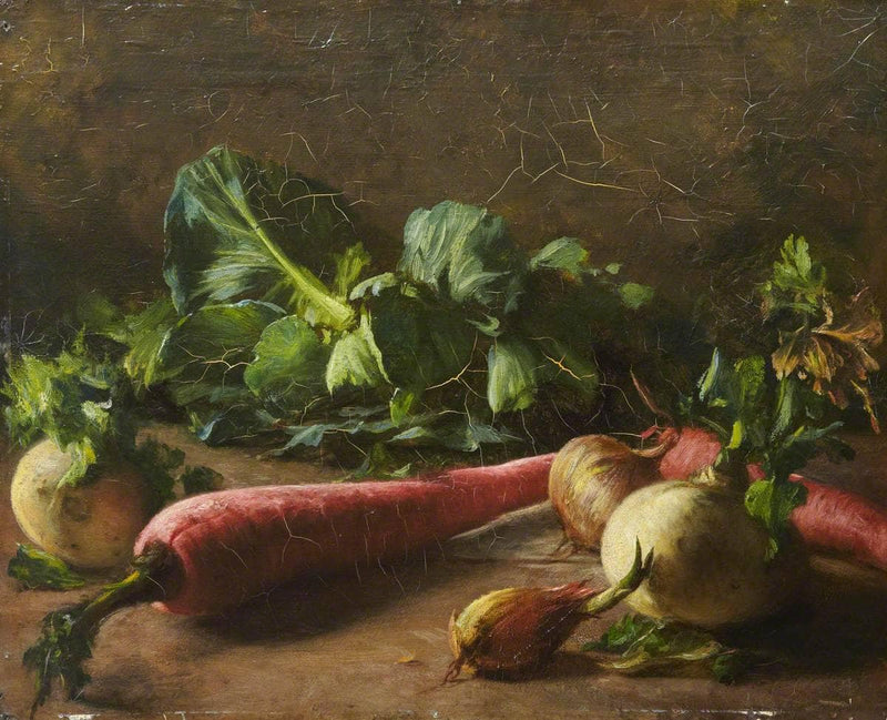Kitchen Vegetables by Thomas Stuart Smith — Oil Painting Reproduction