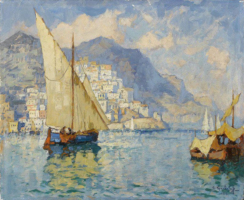 Amalfi by Konstantin Gorbatov — Oil Painting Reproduction