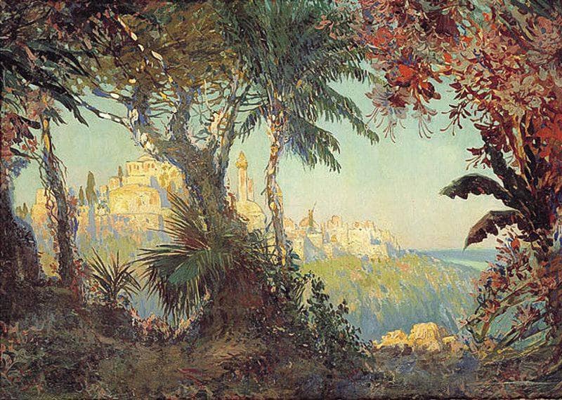 Oriental Capriccio by Konstantin Gorbatov — Oil Painting Reproduction