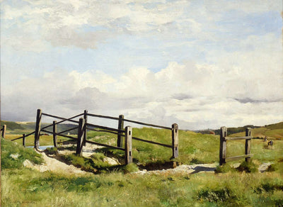 A Landscape in master bedroom