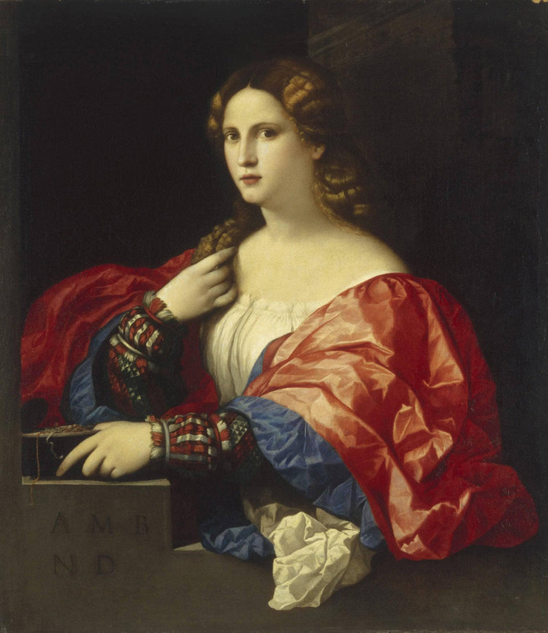 La Bella by Palma Vecchio — Oil Painting Reproduction