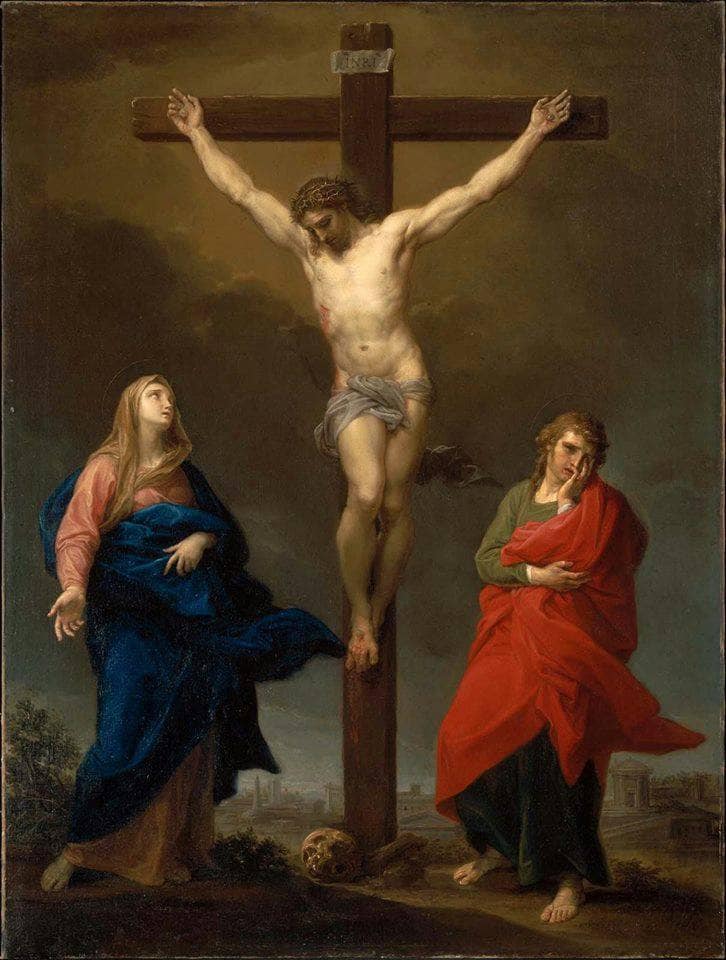 La Crocifissione by Pompeo Batoni — Oil Painting Reproduction