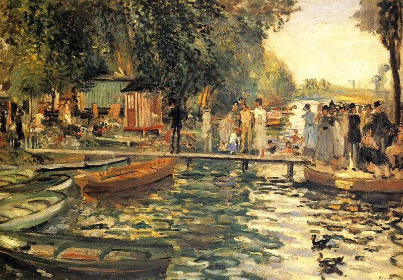 La Grenouillere by Pierre-Auguste Renoir — Oil Painting Reproduction