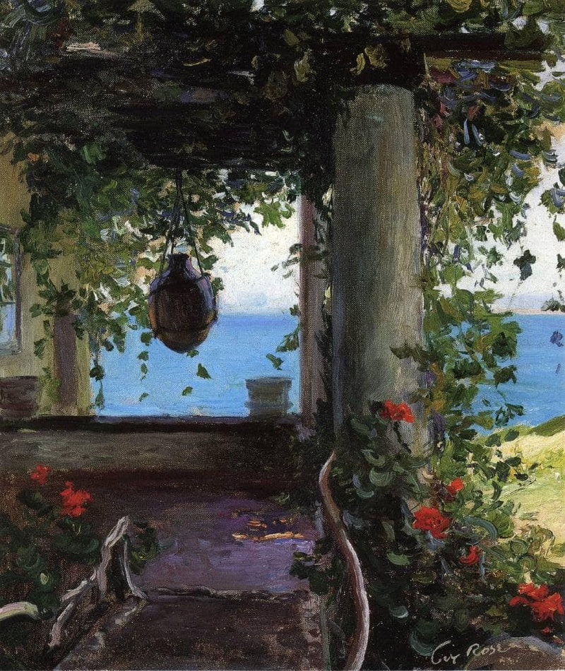 La Jolla Arbor by Guy Rose — Oil Painting Reproduction