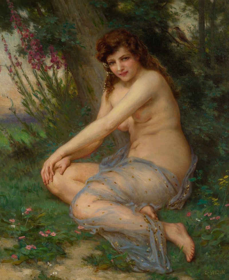 In the Forest by Guillaume Seignac — Oil Painting Reproduction