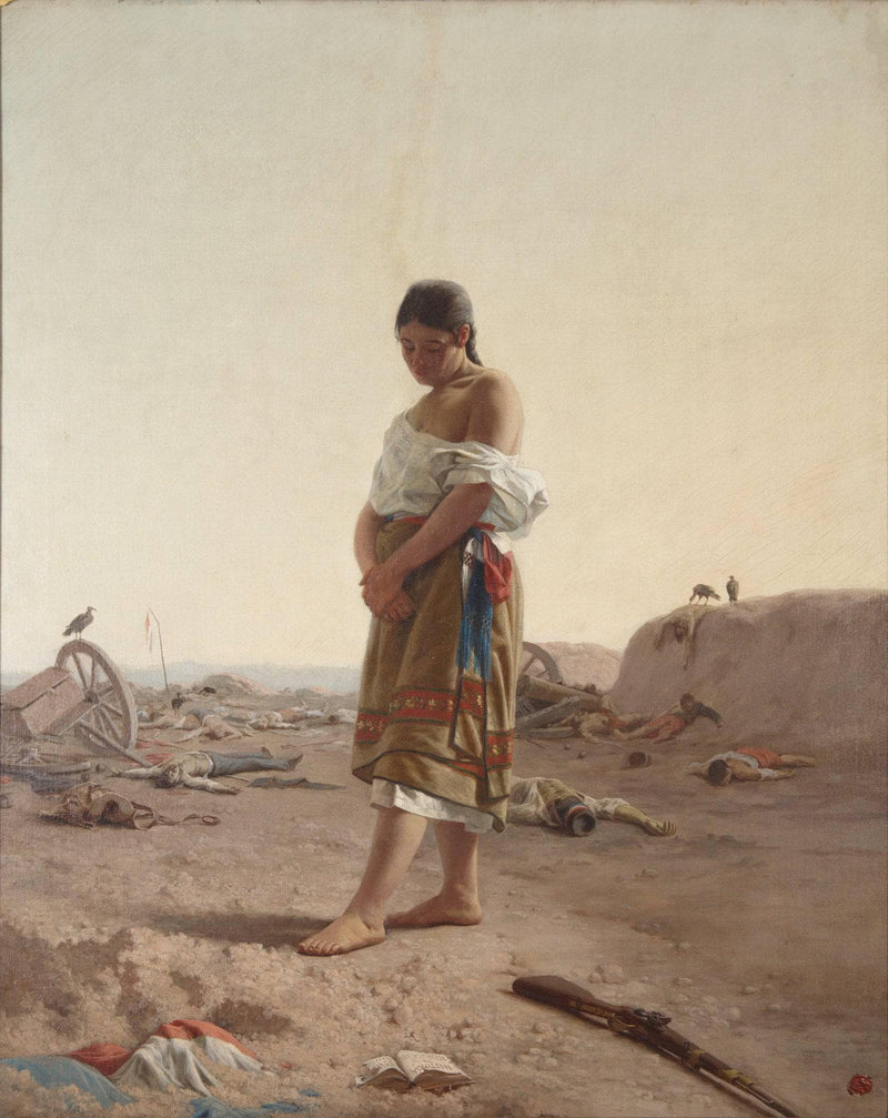 La Paraguaya by Juan Manuel Blanes — Oil Painting Reproduction